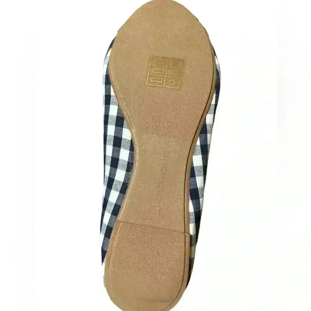 J Crew Crew Cuts Kids Gingham Shoes size 1 - Picture 7 of 9
